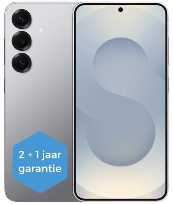 Samsung Galaxy S25 Plus 5G - 512GB - Silver Shadow – voor- en achteraanzicht