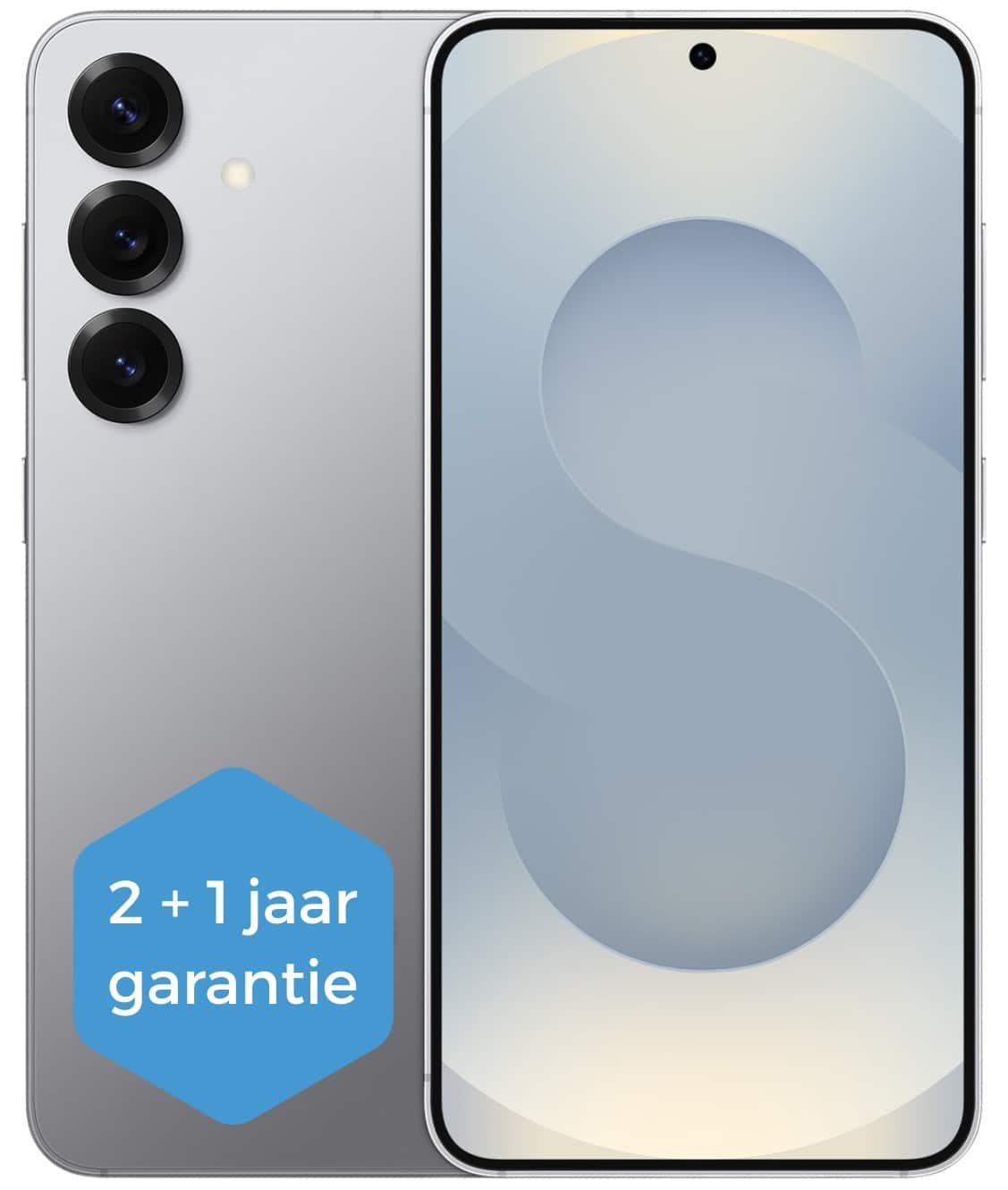 Samsung Galaxy S25 5G - 128GB - Blueblack – voor- en achteraanzicht