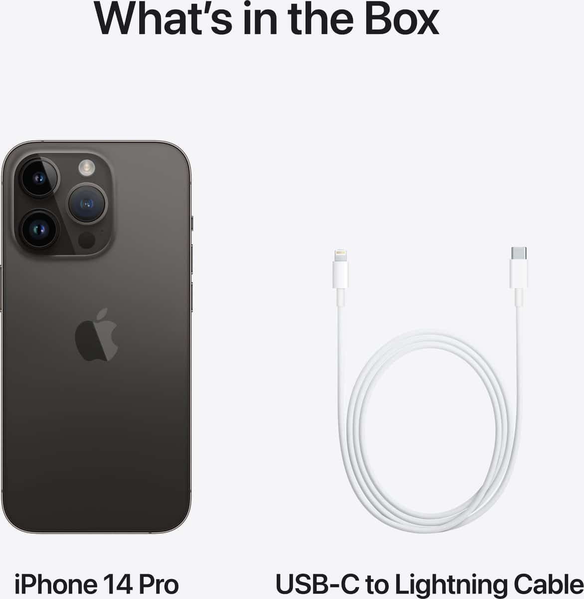 Apple iPhone 14 Pro - 128GB - Spacezwart