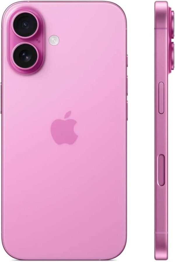 Apple iPhone 16 - 128GB - Roze – achteraanzicht