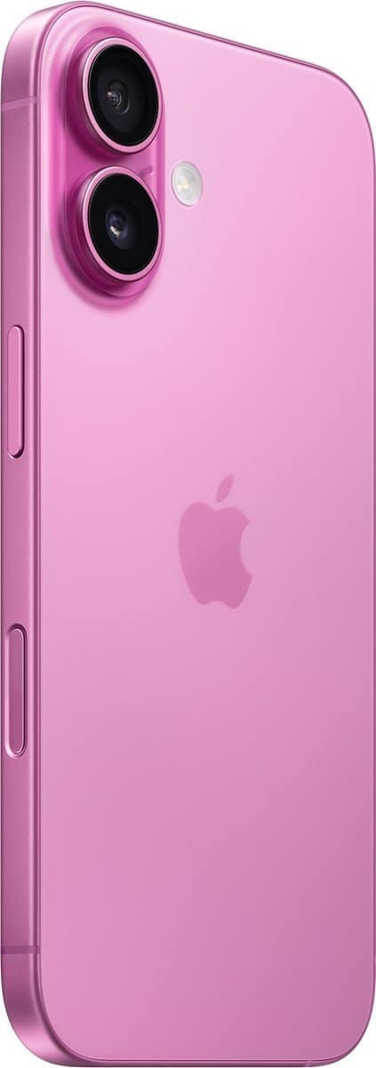 Apple iPhone 16 - 128GB - Roze – achteraanzicht