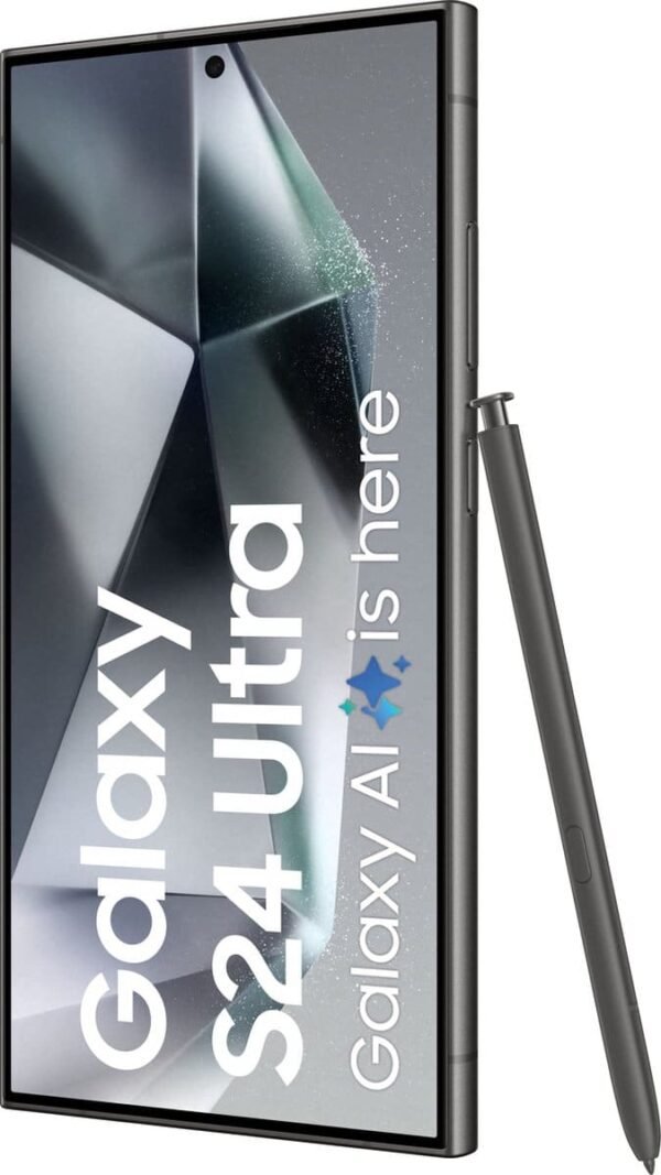 Samsung Galaxy S24 Ultra 5G - 256GB - Titanium Black – vooraanzicht