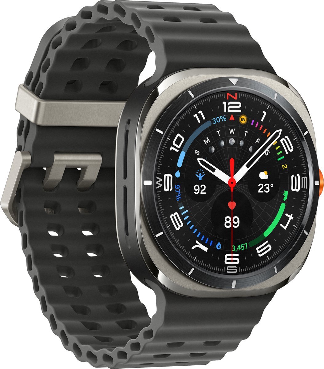Samsung Galaxy Watch Ultra – 47mm – LTE – Titanium Silver – vooraanzicht