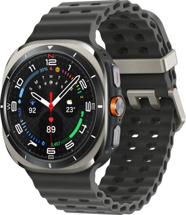 Samsung Galaxy Watch Ultra – 47mm – LTE – Titanium Silver – vooraanzicht