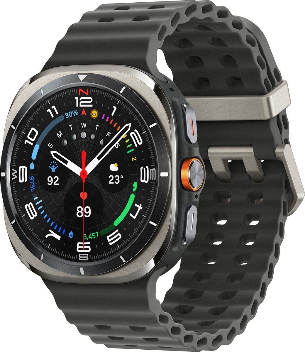 Samsung Galaxy Watch Ultra – 47mm – LTE – Titanium Silver – vooraanzicht
