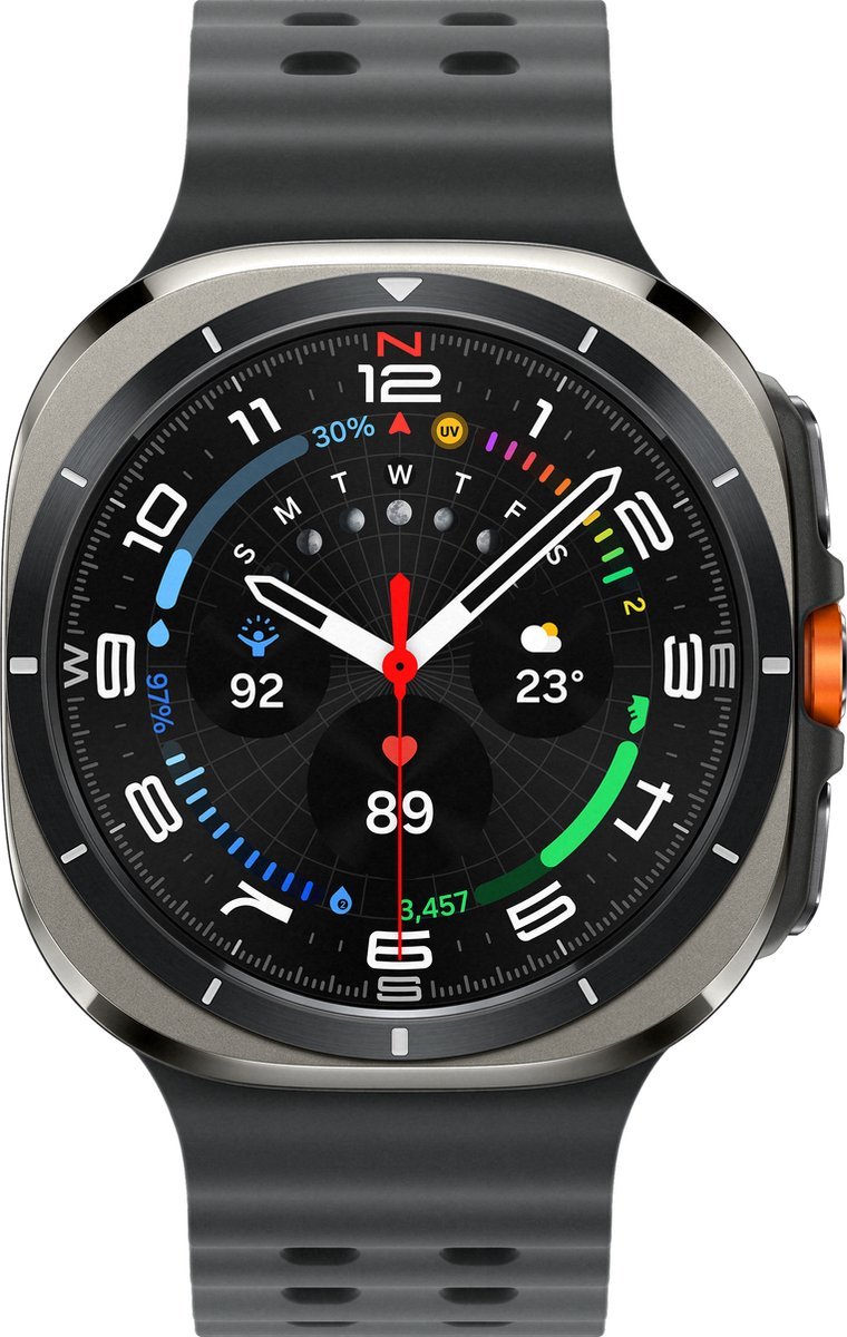 Samsung Galaxy Watch Ultra – 47mm – LTE – Titanium Silver – vooraanzicht