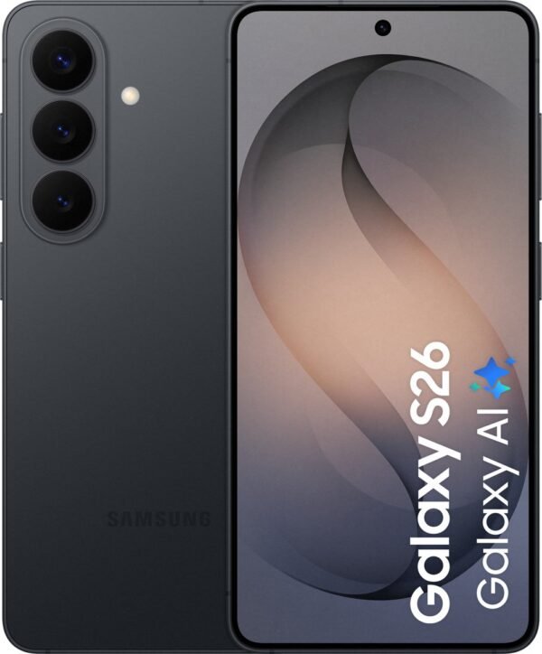 Samsung Galaxy S26 - 512GB - Black – voor- en achteraanzicht
