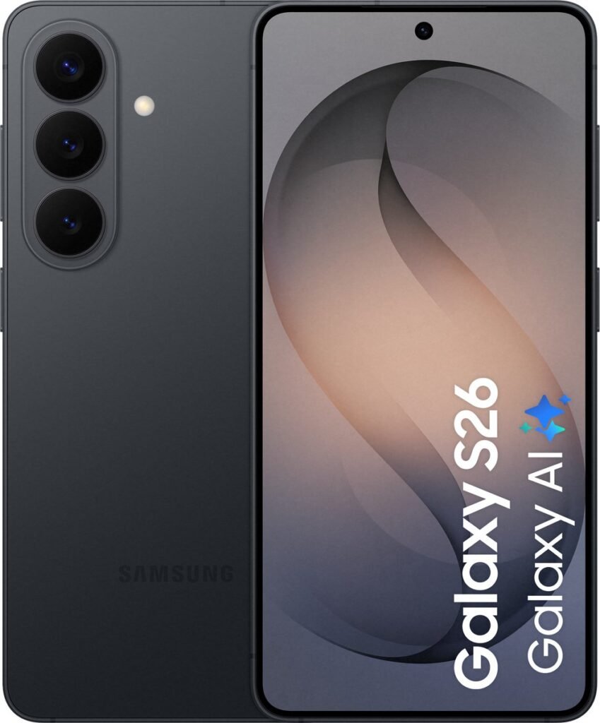 Samsung Galaxy S26 - 512GB - Black – voor- en achteraanzicht