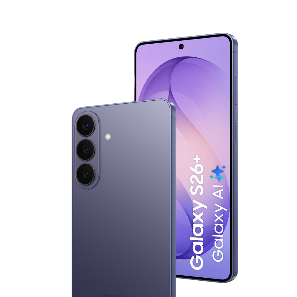 Samsung Galaxy S26 Plus - 512GB - Cobalt Violet – voor- en achteraanzicht