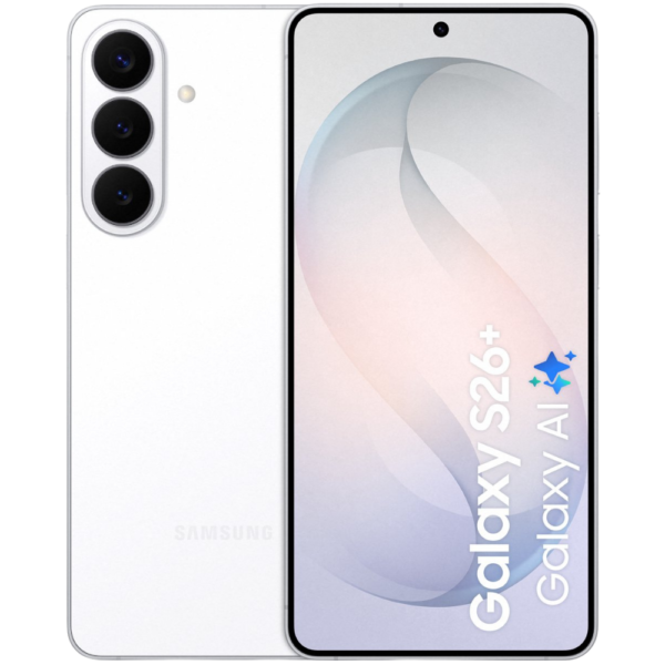 Samsung Galaxy S26 Plus - 512GB - White – voor- en achteraanzicht