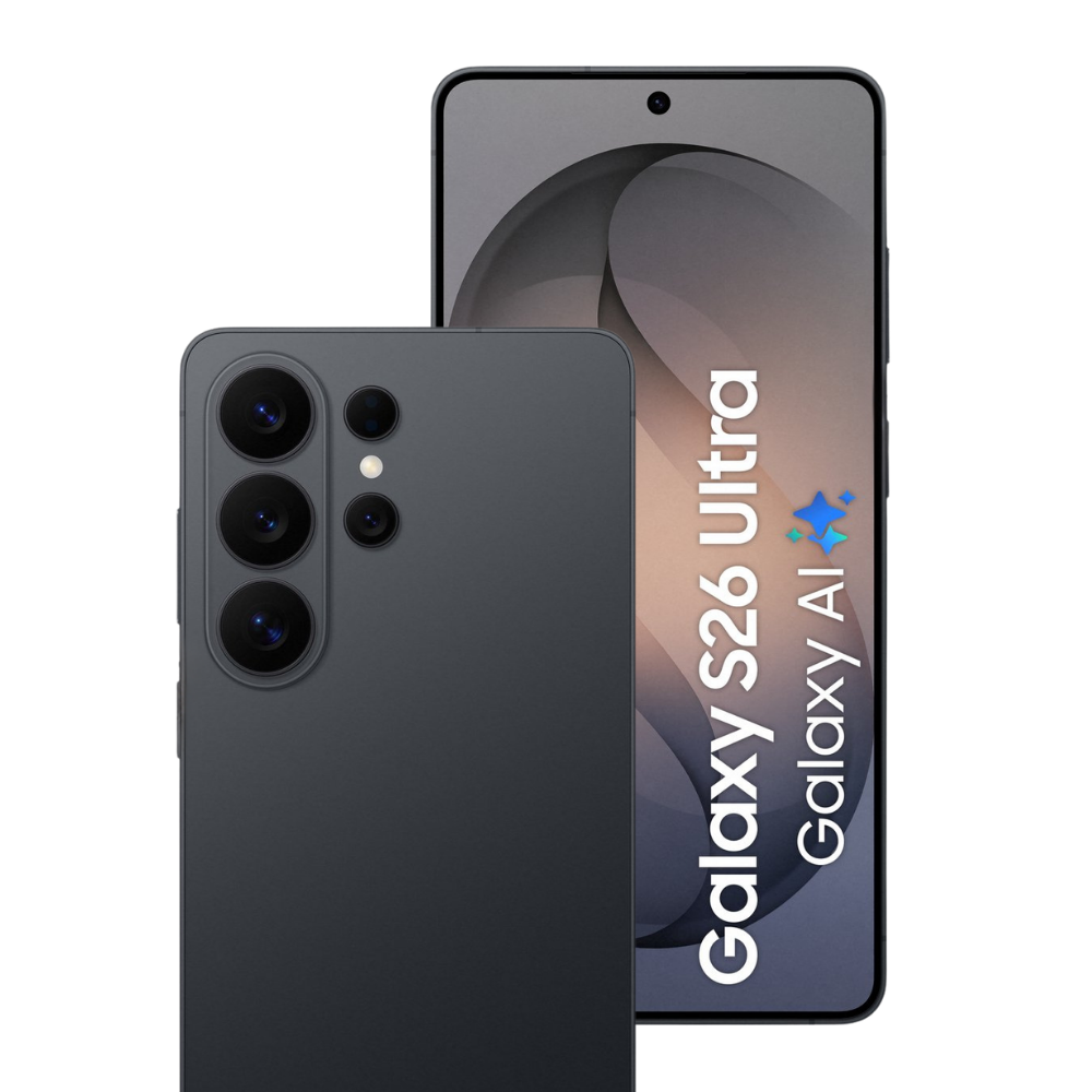 Samsung Galaxy S26 Ultra - 256GB - Black – voor- en achteraanzicht