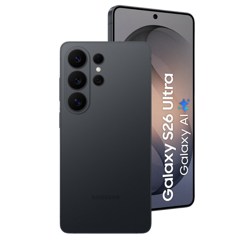 Samsung Galaxy S26 Ultra - 256GB - Black – voor- en achteraanzicht