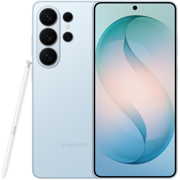 Samsung Galaxy S26 Ultra - 512GB - Sky Blue – voor- en achteraanzicht