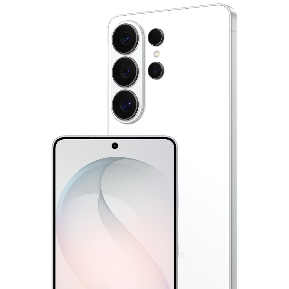 Samsung Galaxy S26 Ultra - 1TB - White – voor- en achteraanzicht