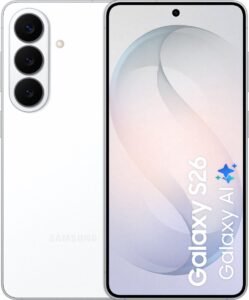 Samsung Galaxy S26 Ultra - 1TB - White – voor- en achteraanzicht