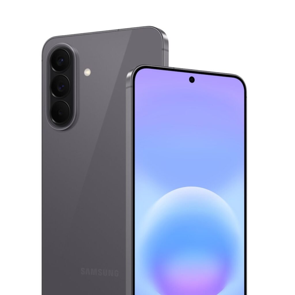 Samsung Galaxy A57 5G - 512GB - Gray – voor- en achteraanzicht