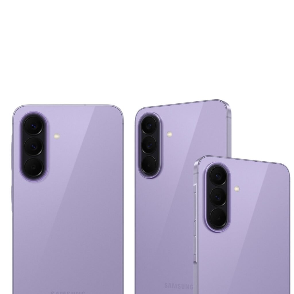 Samsung Galaxy A57 5G - 512GB - Awesome Lilac – achteraanzicht