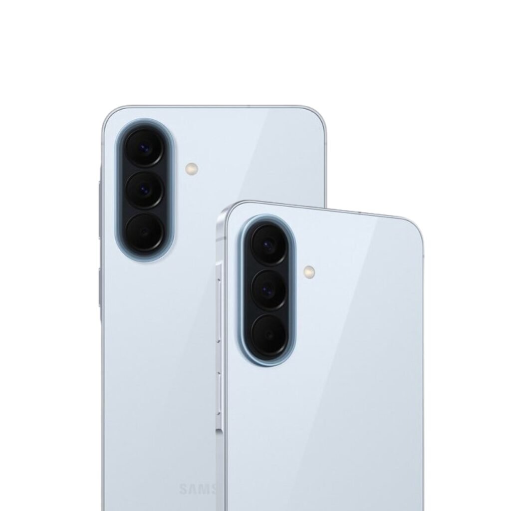 Samsung Galaxy A57 5G - 512GB - Lichtblauw – achteraanzicht