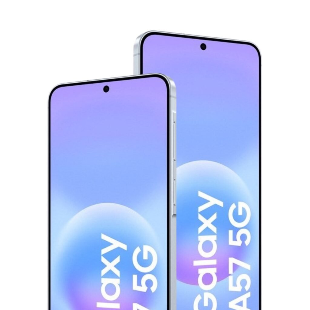 Samsung Galaxy A57 5G - 512GB - Lichtblauw – vooraanzicht