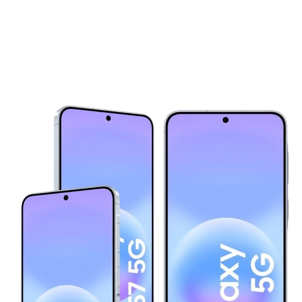 Samsung Galaxy A57 5G - 512GB - Lichtblauw – vooraanzicht