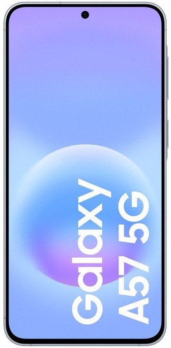 Samsung Galaxy A57 5G - 512GB - Lichtblauw – vooraanzicht