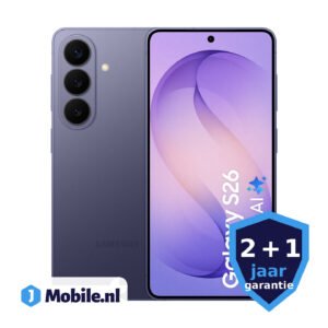 Samsung Galaxy S26 - Cobalt Violet voor en achterkant