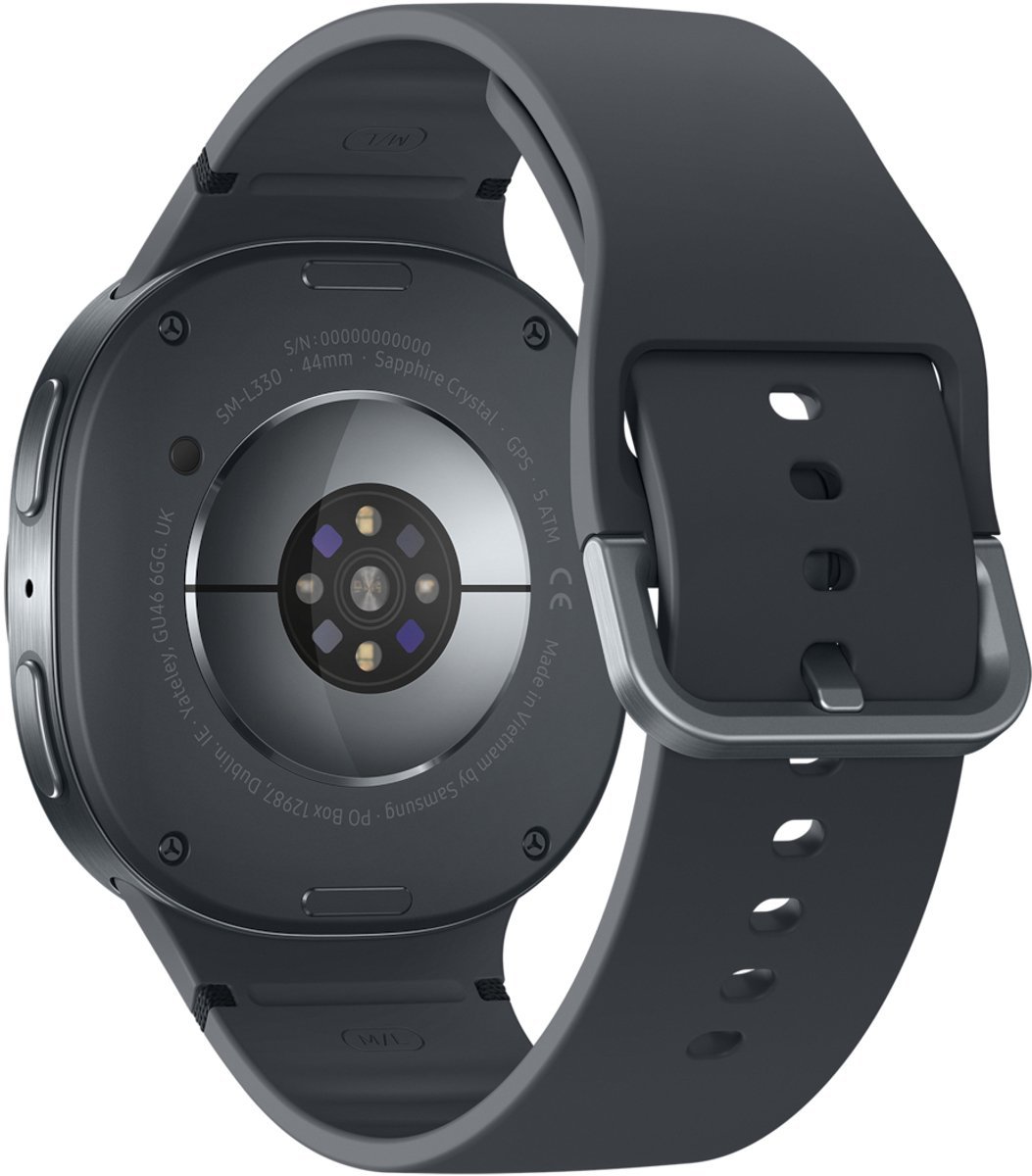 Samsung Galaxy Watch8 - smartwatch - 44mm - Graphite – achteraanzicht