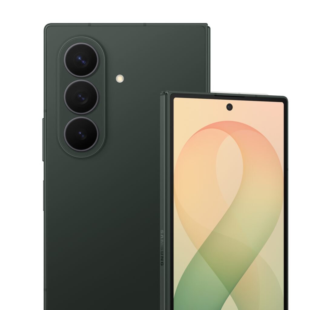 Samsung Galaxy Z Fold 8 Ultra 5G - 256GB - Green Shadow – voor- en achteraanzicht