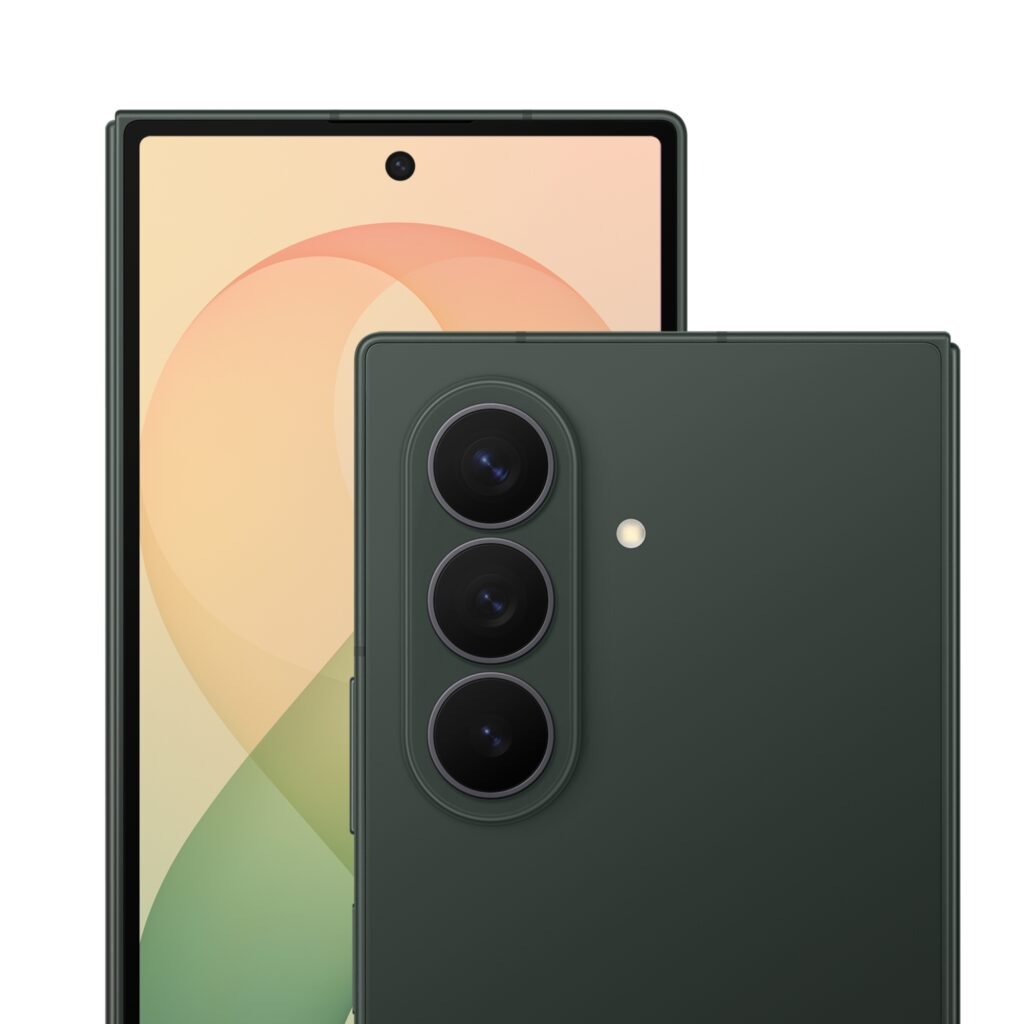 Samsung Galaxy Z Fold 8 Ultra 5G - 256GB - Green Shadow – voor- en achteraanzicht