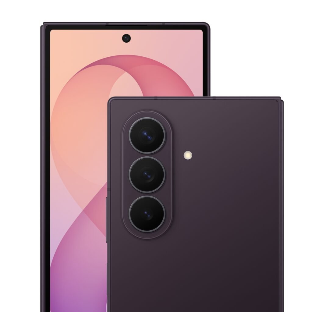 Samsung Galaxy Z Fold 8 Ultra 5G - 256GB - Violet Shadow – voor- en achteraanzicht