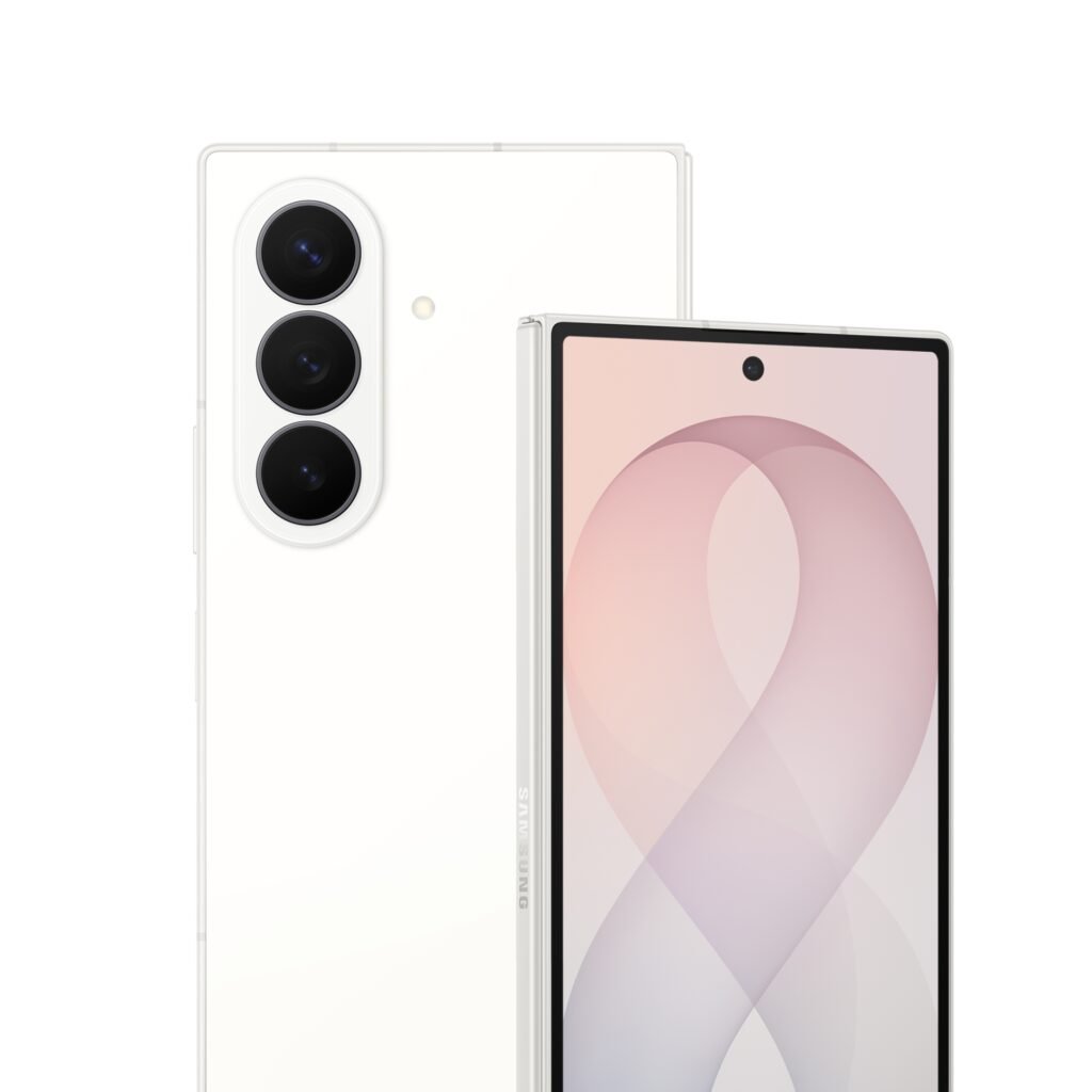 Samsung Galaxy Z Fold 8 Ultra 5G - 256GB - Crème – voor- en achteraanzicht